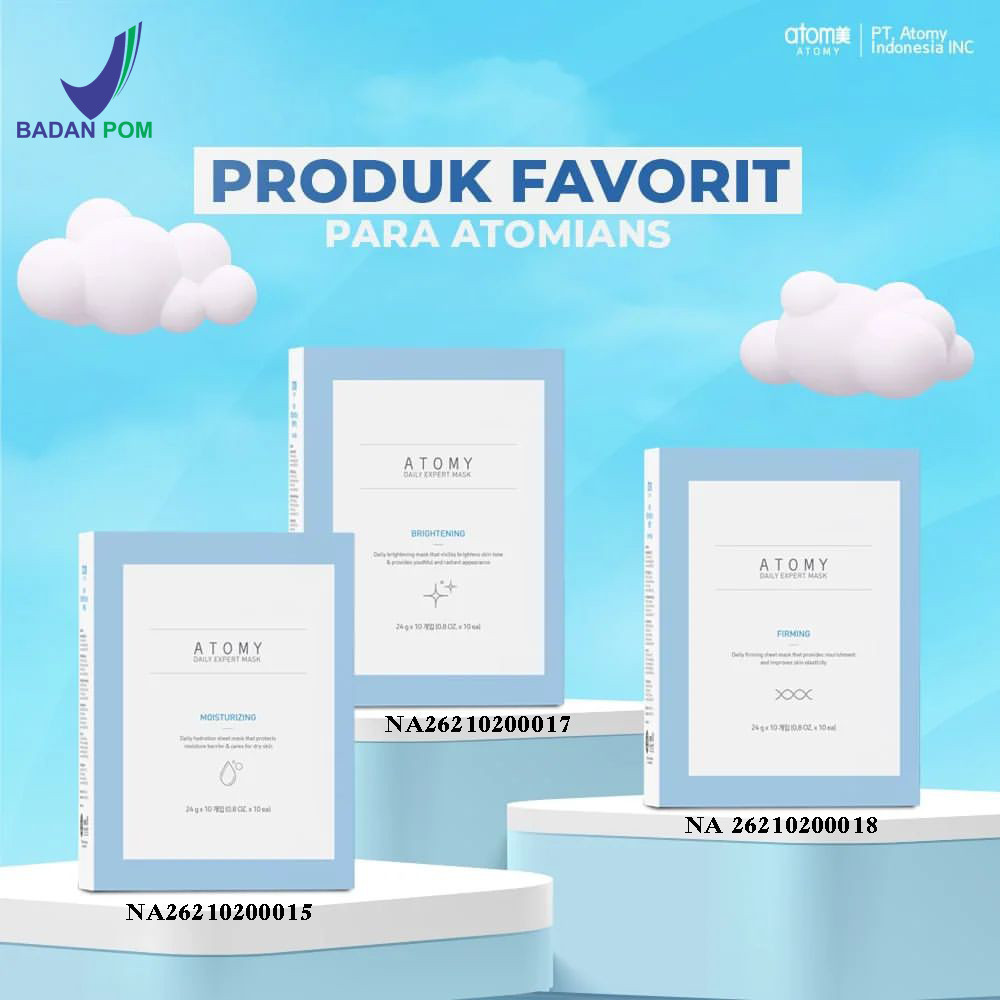 Atomy Daily Expert Mask | Firming | Moisturizing | Brightening | Masker Wajah | sheet mask AJ SCA