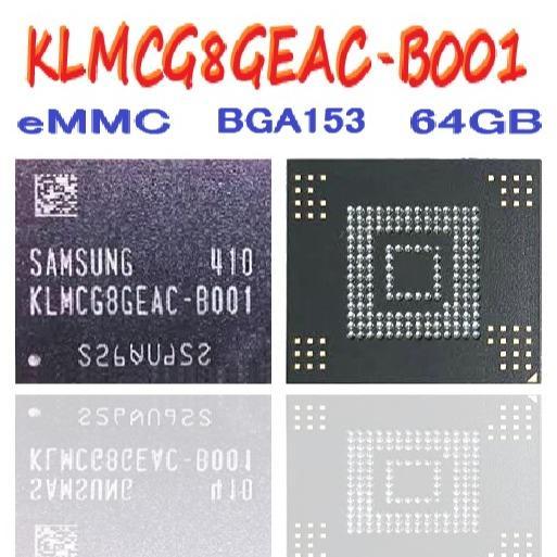 IC eMMC KLMCG8GEAC-B001 KLMCG 64 GB for XIAOMI REDMI NOTE 4 MTK 64GB