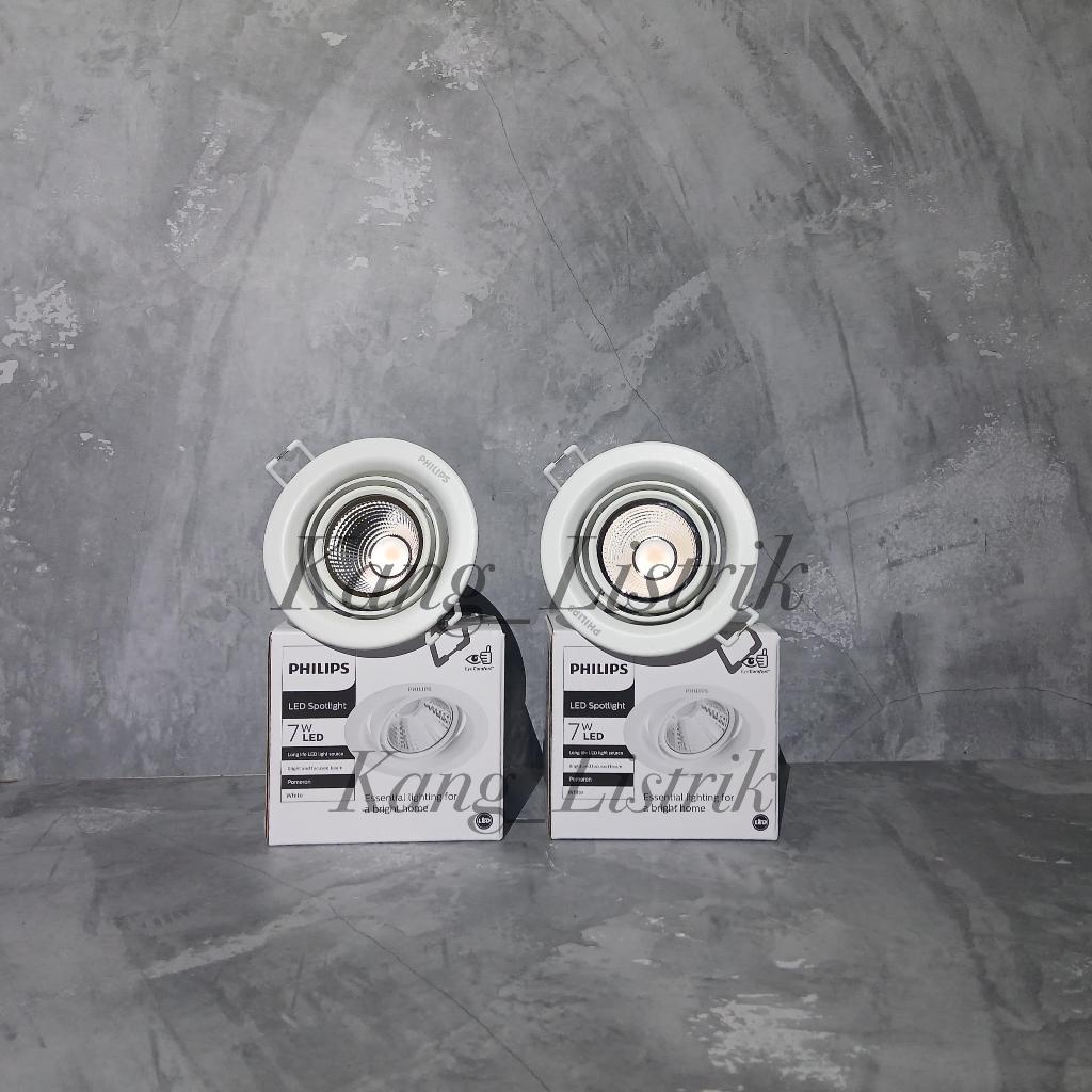 PHILIPS POMERON 7 WATT LAMPU LED SPOTLIGHT PHILIPS 7W DOWNLIGHT LED SPOT PHILIPS 7 WATT