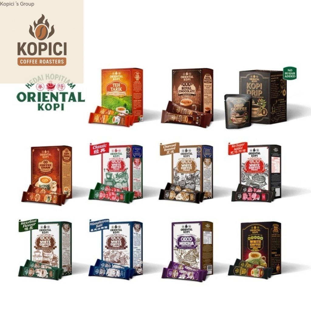 Oriental Kopi Malaysia. Kopi Oriental. Oriental Coffee. Semua Varian