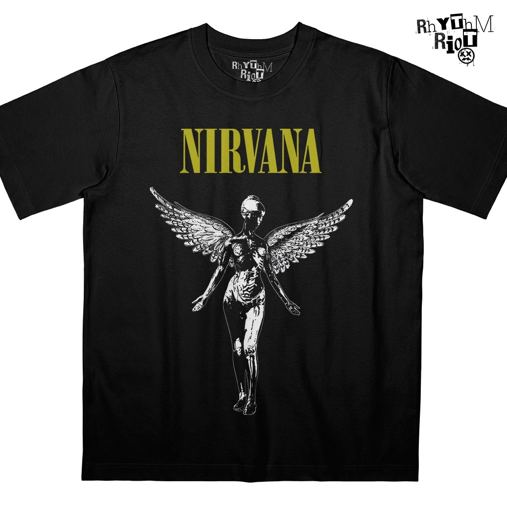 RhythmRiot - Kaos Band Vintage Combed 24s - T Shirt Distro Punk Metal Metallica Nirvana - DR0119 Ori