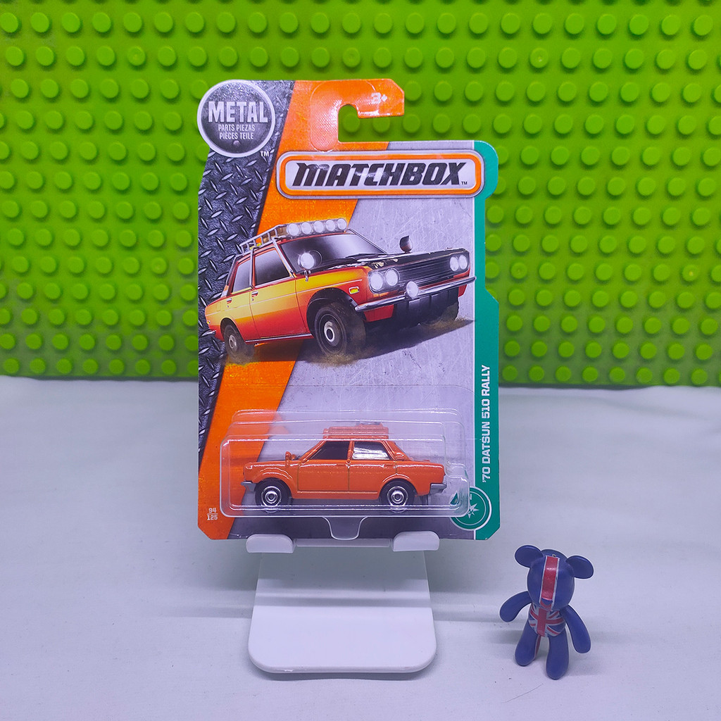 Matchbox 1:64 70 Datsun 510 Rally Orange