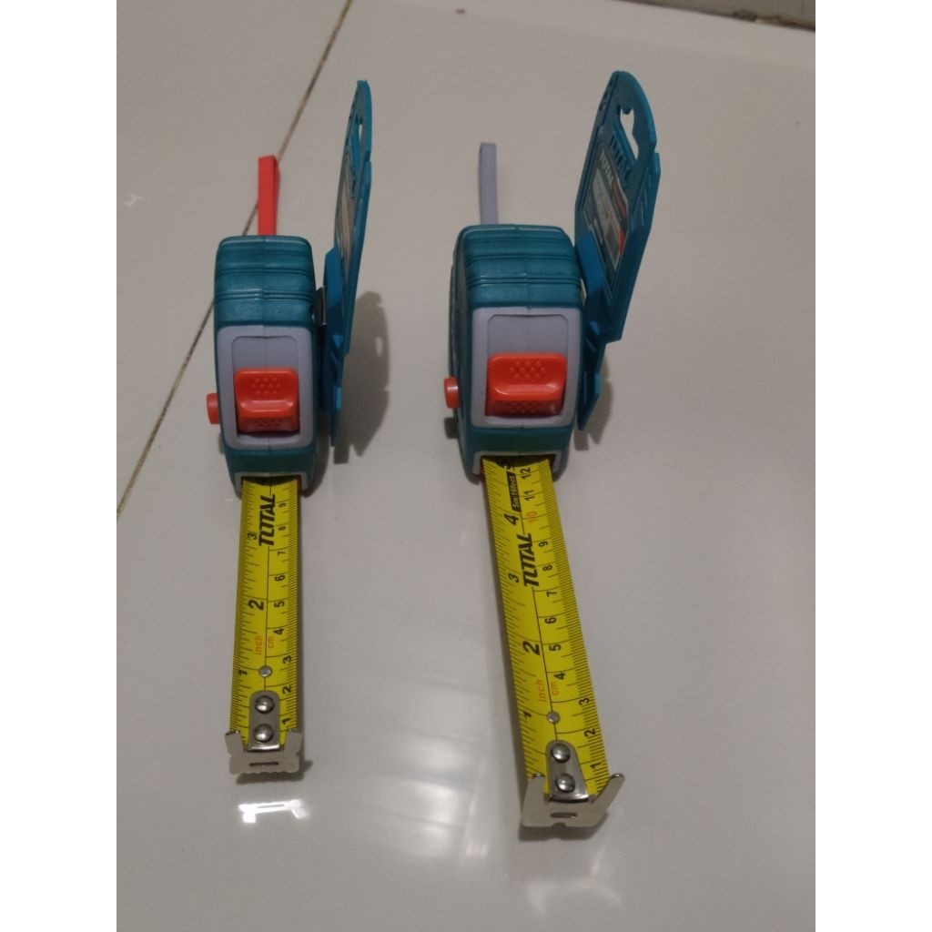 Meteran 5m Total / steel measuring tape 5M / alat ukur / pita pengukur