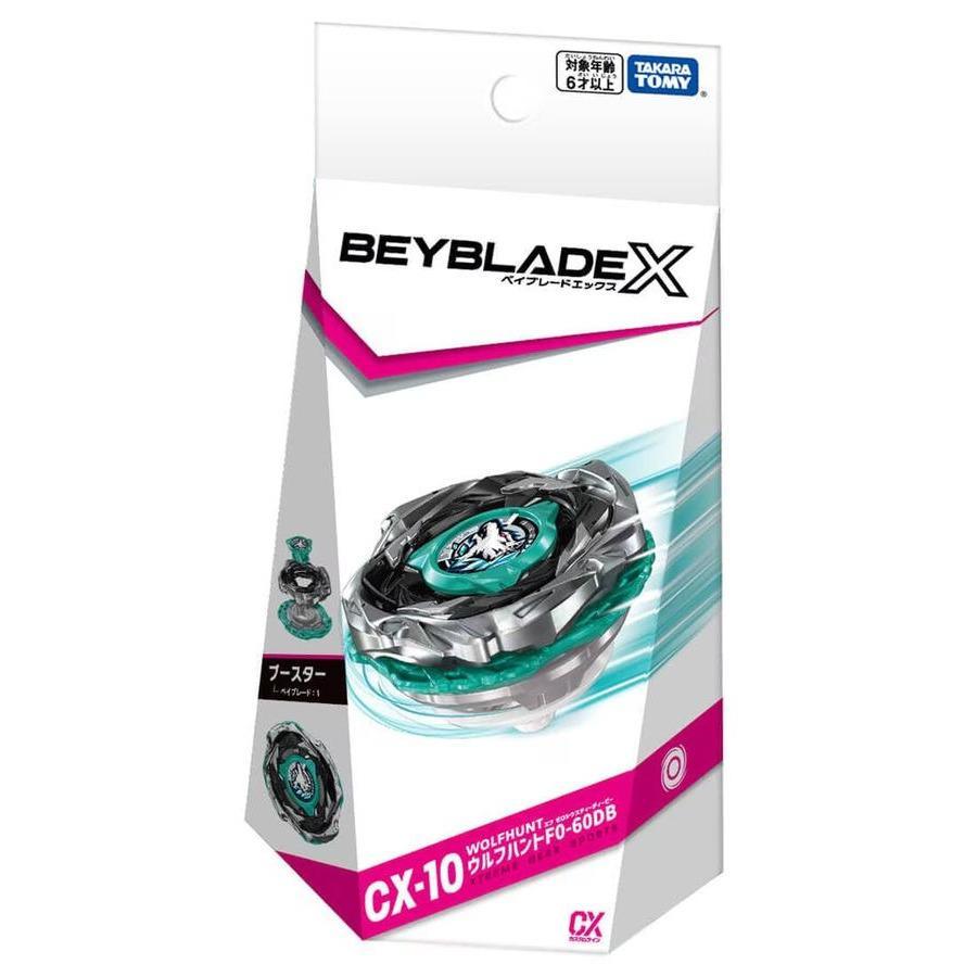 BEYBLADE X JAPAN CODE CX-10 Booster Wolf Hunt F0-60DB ORIGINAL TAKARA TOMY
