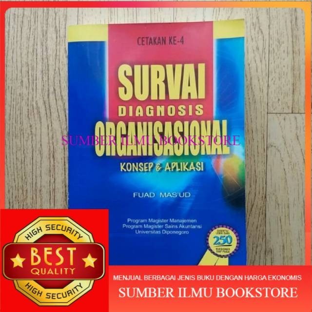 Buku survai diagnosis organisasional konsep dan aplikasi by fuad masud