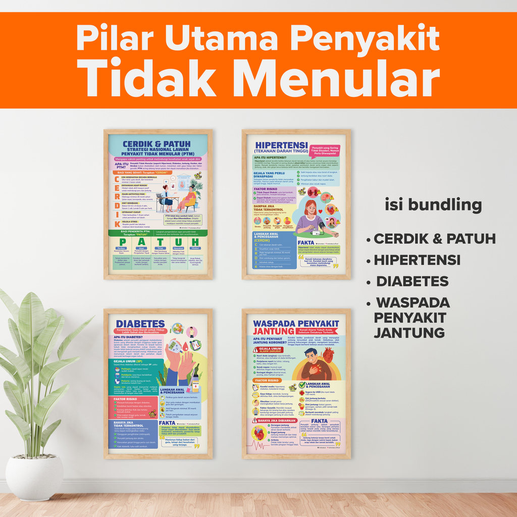 Poster Alat Peraga Edukasi Kesehatan Ibu Hamil Kehamilan Kebidanan Persalinan Nifas Menyusui ASI Eks