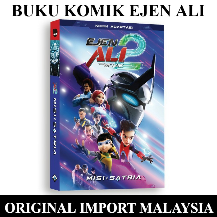 Buku Komik Ejen Ali The Movie 2 Misi Satria Comic Book Manga Books original import malaysia ori 100%