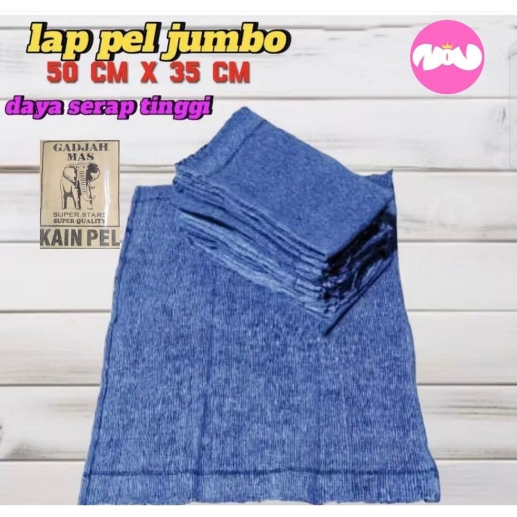 Lap Pel Lantai Jumbo Cap Gadjah Mas Kain Pel Dapur Serbaguna ️