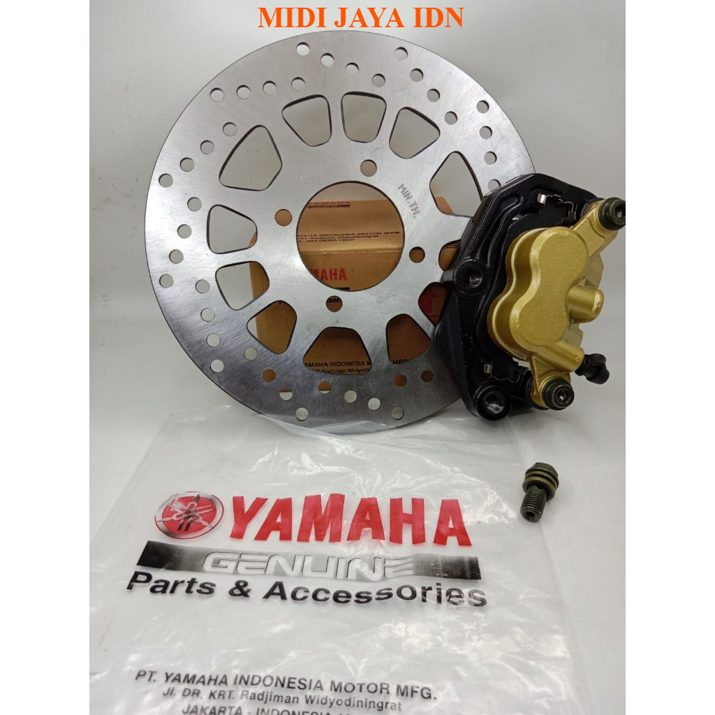 READY PAKET KALIPER PALA BABI PLUS PIRINGAN CAKRAM DEPAN JUPITER Z, FIZR, VEGA R LAMA SUNSTAR ORIGIN