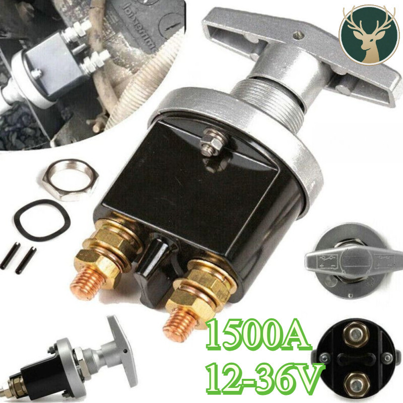 12-36V 1500A Battery Isolator Mobil/ Cut Off Pemutus Arus Aki/ Sakelar Pemutus Baterai/ Saklar Pemut