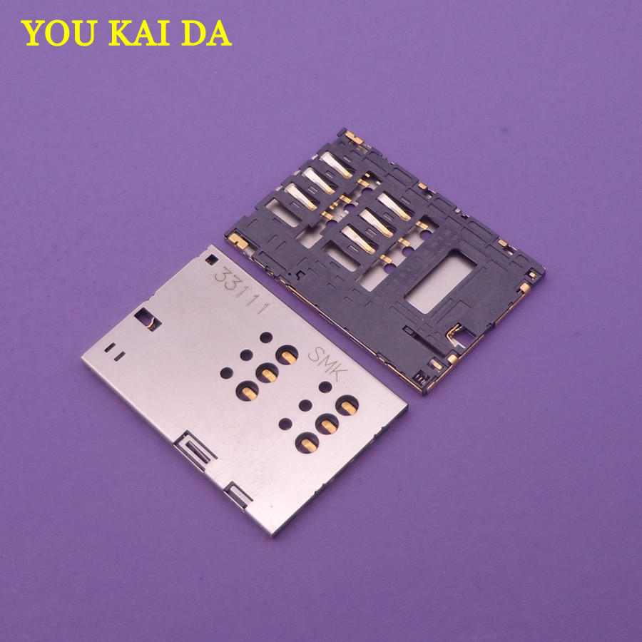 1Pcs Sim Card Reader Slot Tray Holder Connector Socket For Huawei Honor P1 T9200 U9200E U9200 E5776 