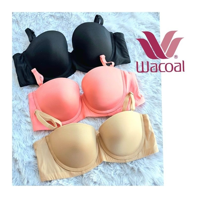 BRA WACOAL PAKAI KAWAT BUSA TEBAL SIZE 32,34,36,38 A/B/C K179 IB 5712 HALF CUP KEMBEN 1/2 CUP IB5712