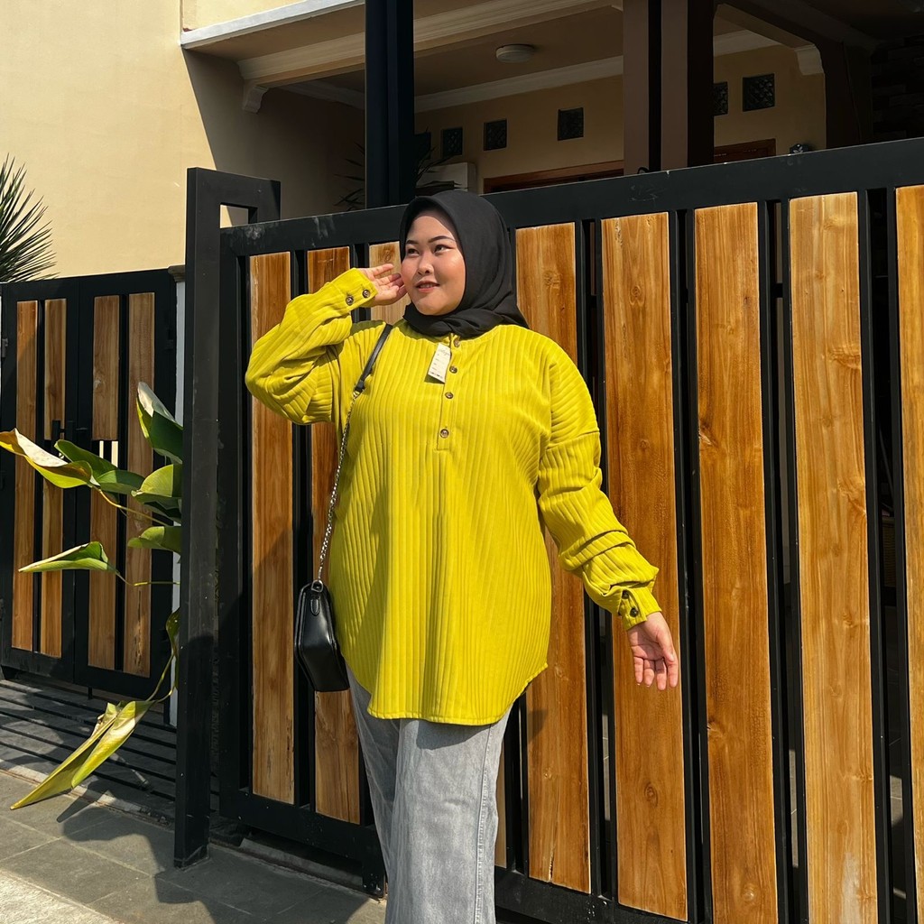 Tunik Knit Super Jumbo xxxxl Ld 130 - 140 / Tunik Wanita Jumbo Terbaru