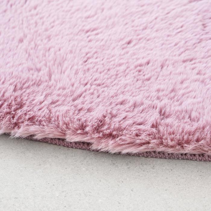 Informa Karpet 120 cm Frosty Faux Fur - Ungu Alas Lantai Keset Bulu Penutup Dekorasi Ruangan Pelapis