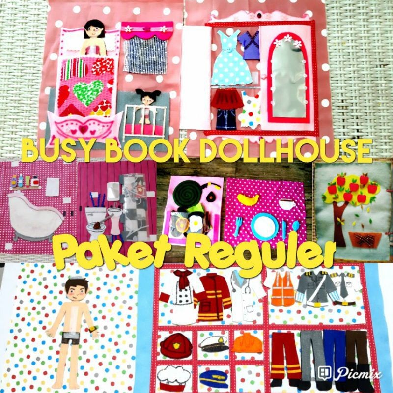 REDI STOK BUSY BOOK DOLL HOUSE
