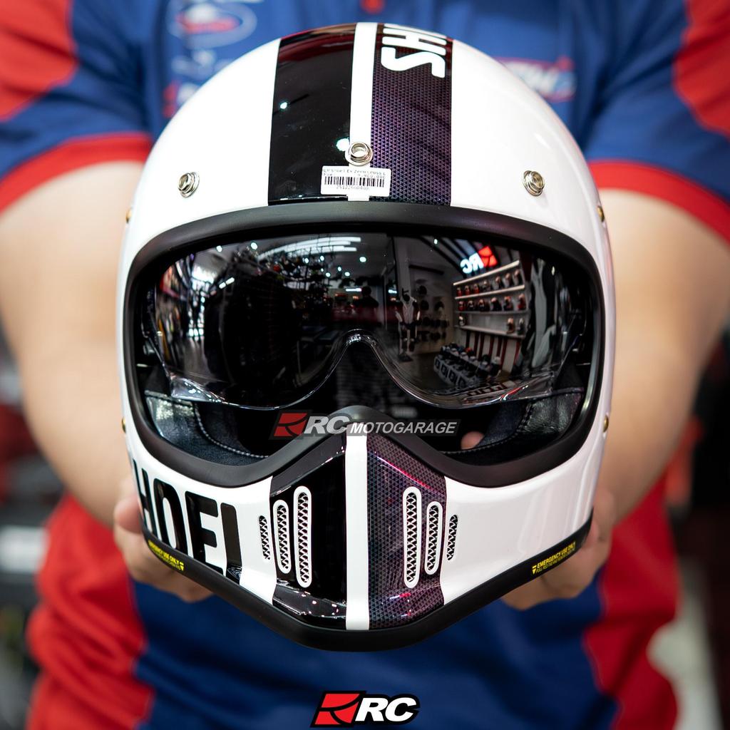Helm Motor Full Face - Shoei Ex Zero Cross Logo 2 TC-6