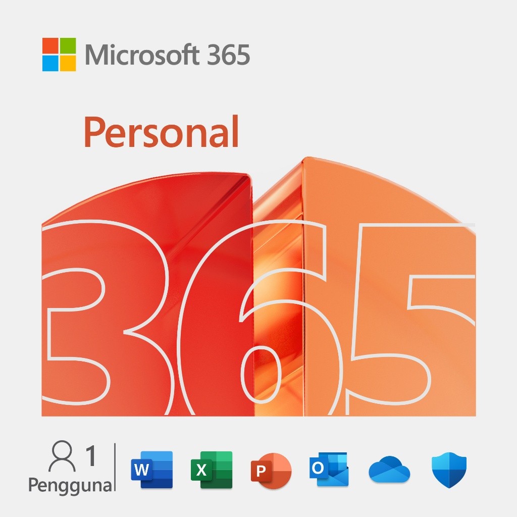Microsoft 365 Personal - 1 person| 1TB OneDrive cloud storage 1 year subscription - Instant Delivery