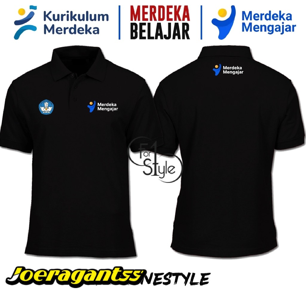 POLOSHIRT KAOS KERAH MERDEKA BELAJAR - POLO MERDEKA BELAJAR - KAOS KERAH MERDEKA BELAJAR