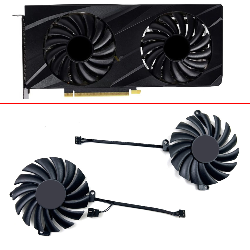 NEW Cooling Fan 85mm 4pin CF-12910S For PNY GeForce RTX3060 3060ti VERTO Dual Fan Graphics Card Repl