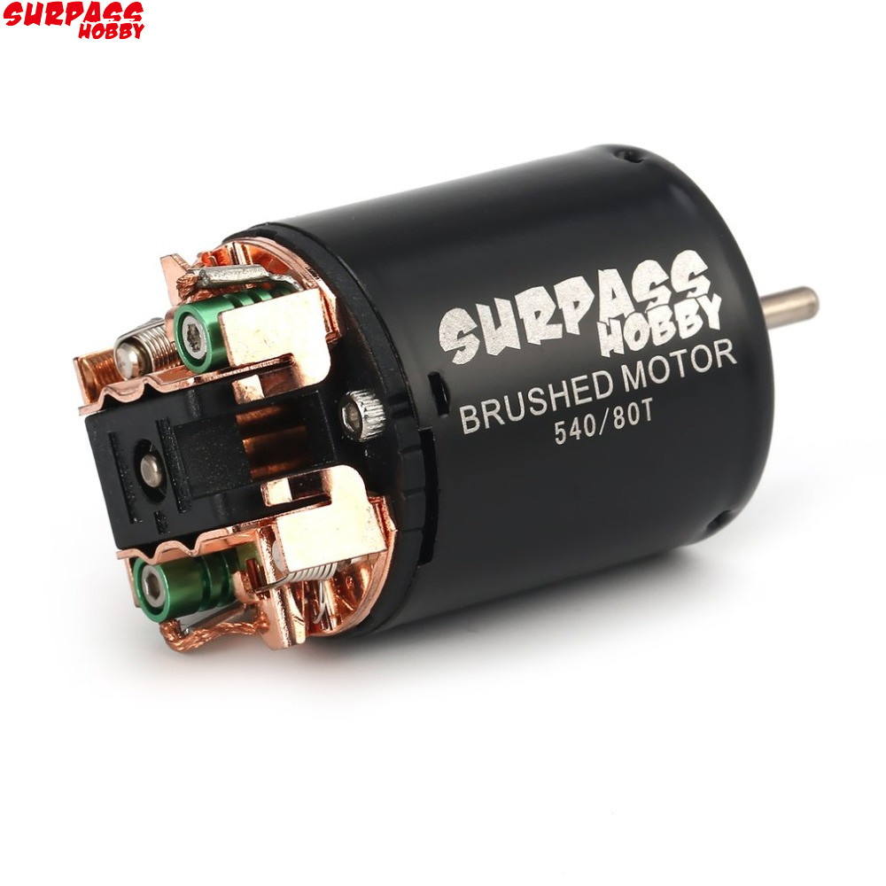 Surpass 540 13T 17T 21T 23T 27T 35T 45T 55T 80T Brushed Motor for RC Car 1/10 Rock Crawler 4WD Vehic