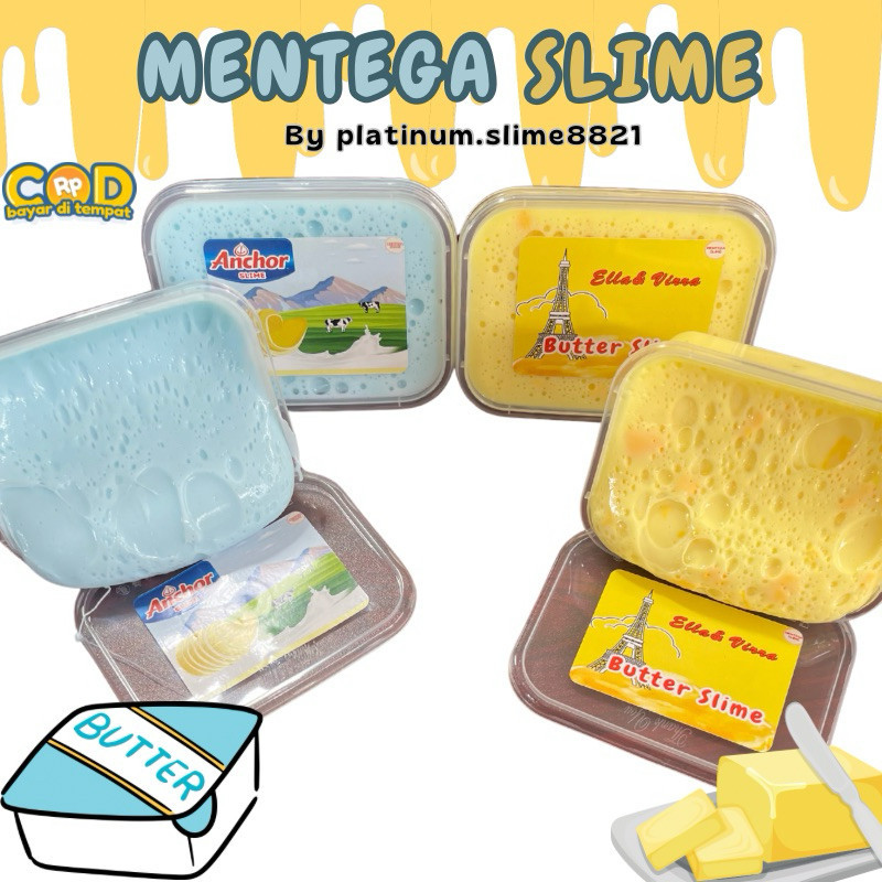 Anchor Butter Slime Mentega || Slime Mentega