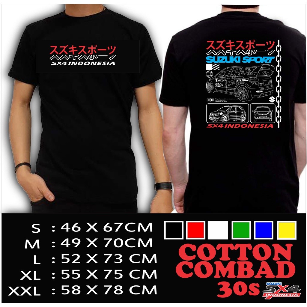 KAOS SUZUKI KEREN  SX4 STREETWEAR/sx4 indonesia