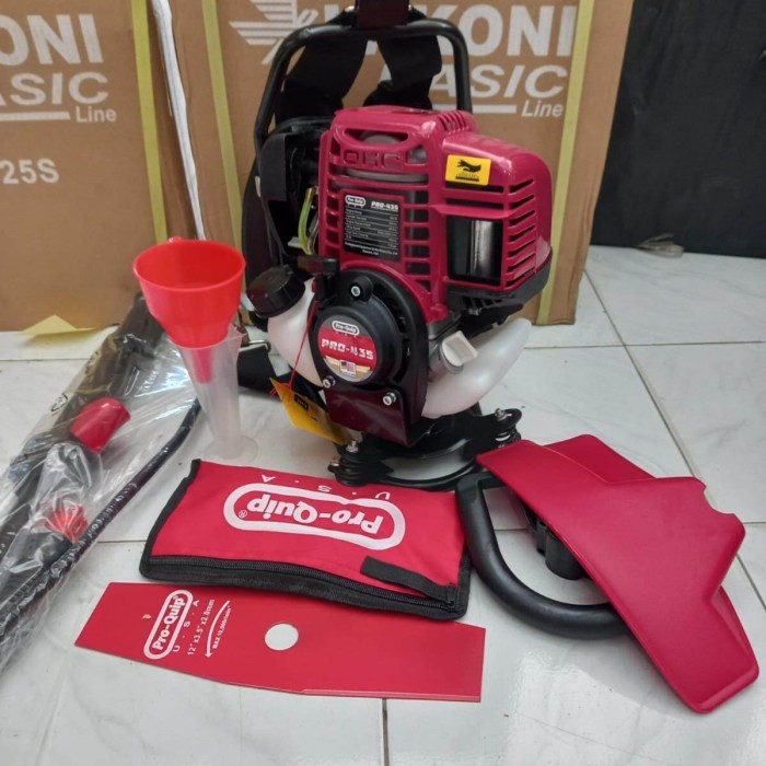 BRUSH CUTTER 4TAK FULLSET LENGKAP PRO-QUIP MESIN POTONG RUMPUT BRUSH CUTTER 4 TAK PRO 435 PRO-435 Pe