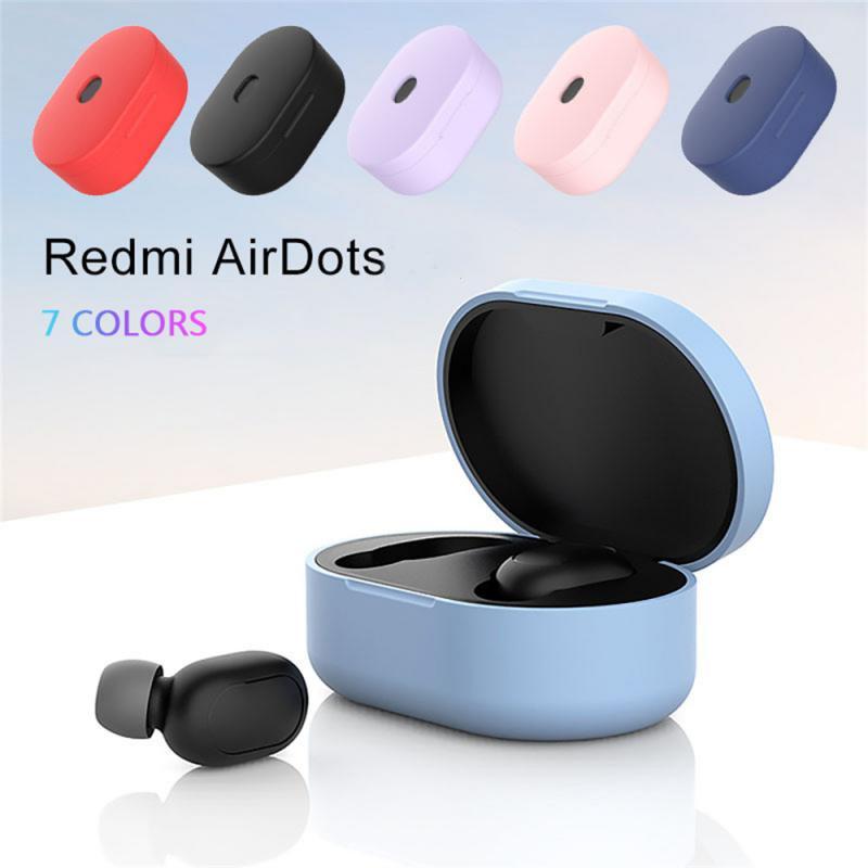 Silicone Protective Case For Redmi Airdots /Airdots 3 Pro Anti-scrat Headphone Protection Cover Case