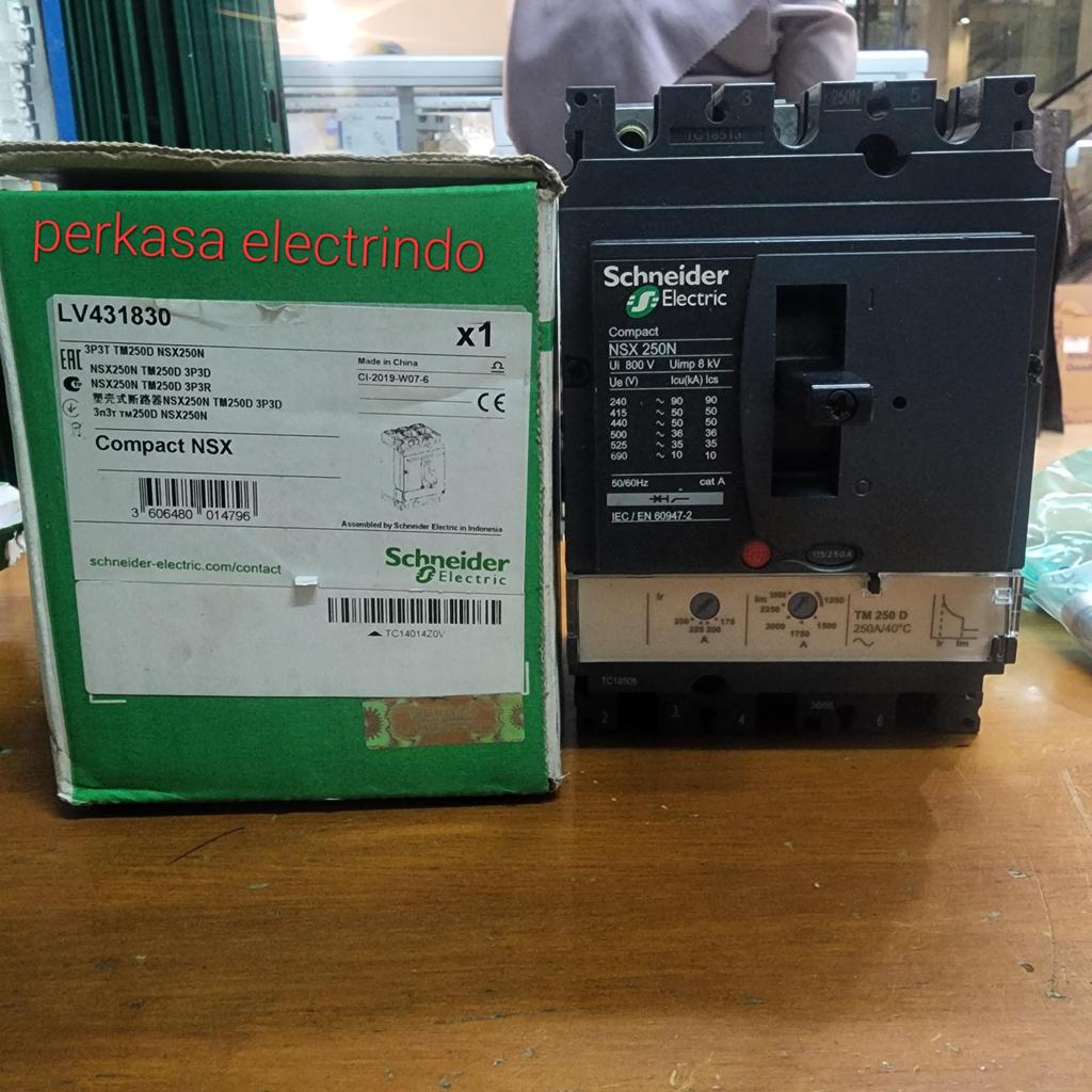 MCCB SCHNEIDER NSX250N 3P 250A LV431830 ORIGINAL SCHNEIDER
