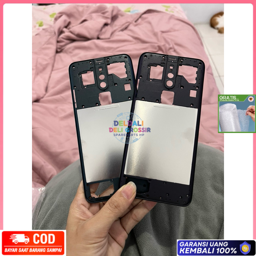 BEZZEL TULANG TENGAH OPPO F11 PRO MINUS LUBANG SIMTRAY PATAH