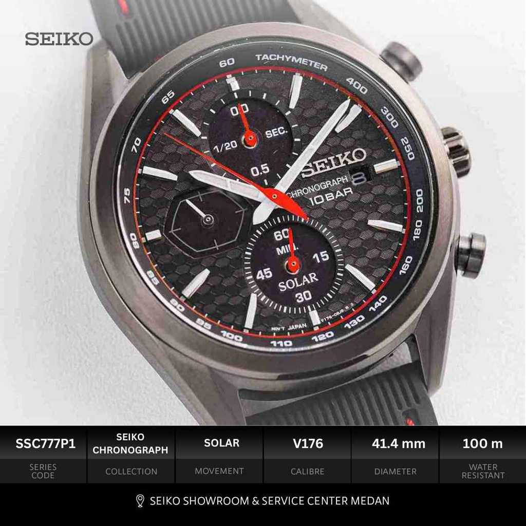 SEIKO Showroom Medan - Seiko Solar Chronograph SSC777P1