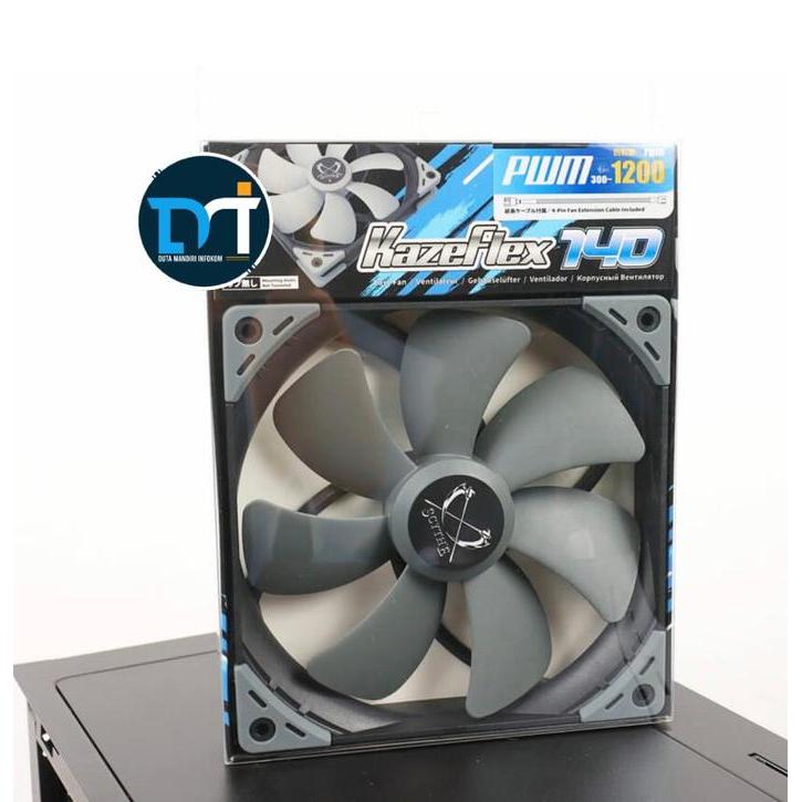 Scythe Kaze Flex 140 PWM 300-1800 M Square Frame 140mm Cooling Fan