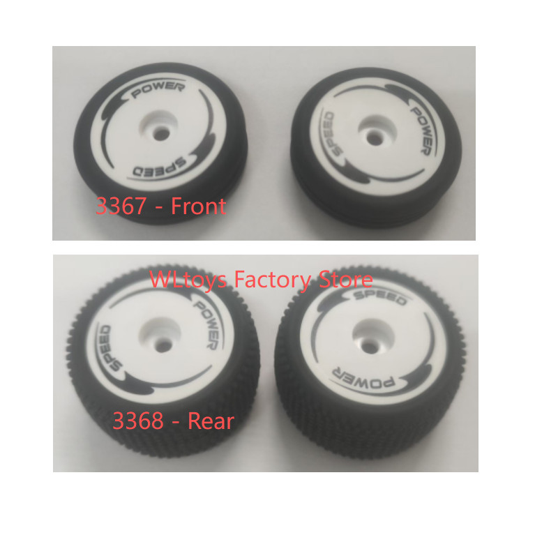 WLtoys 244016 Spare Parts 244016 3367 and 244016 3368 wltoys 244016 Wheel wltoys 244016 tyre wltoys 