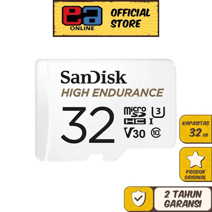 SanDisk Micro SD 32G / 64GB / 128GB / 256GB / 512GB  Hh Endurance Video Monitng Otg Storage - 32GB