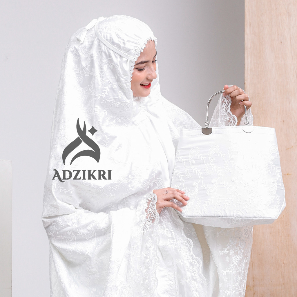 ADZIKRI - Mukena Dewasa Premium Sutera Paris Ameera