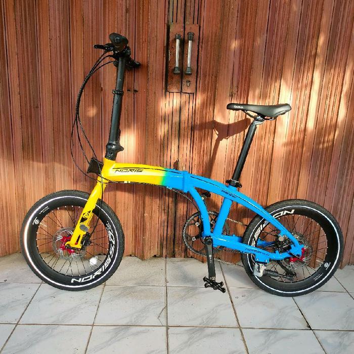 Sepeda Lipat PACIFIC Noris 5.0 hydraulic 10 Speed ukuran 20
