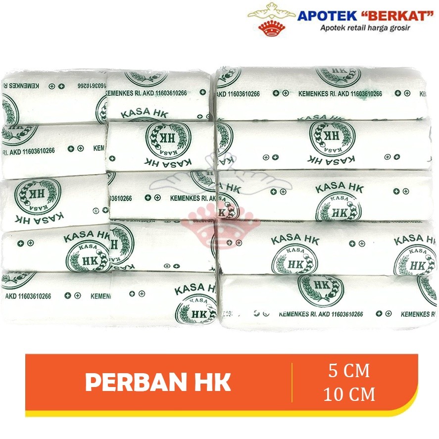 [POPULER] Kasa Gulung Perban HK 5 cm / 10 cm - APOTEK TANGSEL