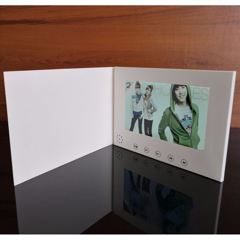7inch Video Booklet HD Screen Brochure Universal Folder Greeting Cards Fashion Design Advertising Pl