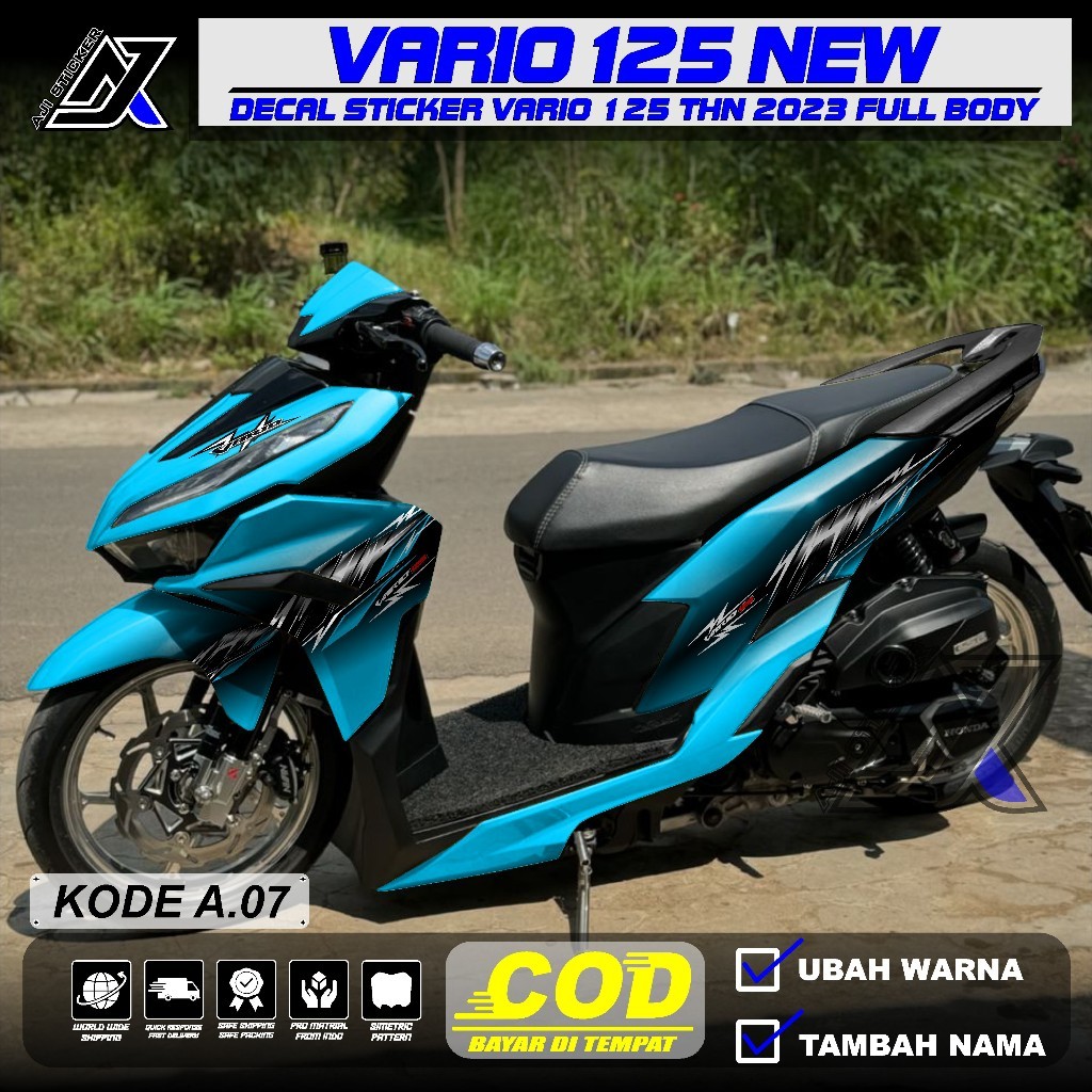 (TERKAIT)Decal VARIO 125 NEW Full Body - Sticker VARIO 125 New Striping Vario 125 new gen2 Fullbody