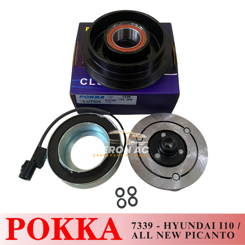 MAGNET CLUTCH KIA ALL NEW PICANTO HYUNDAI I10 MAGNIT KLAT I10 / ALL NEW PICANTO POKKA 7339