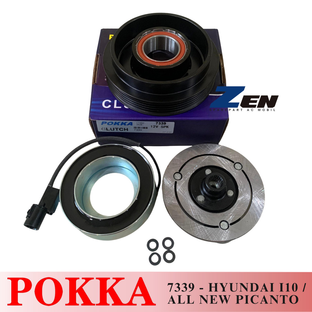 MAGNET CLUTCH KIA ALL NEW PICANTO HYUNDAI I10 MAGNIT KLAT I10 / ALL NEW PICANTO POKKA 7339