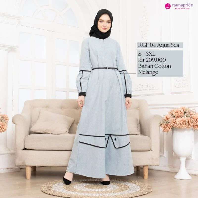 RAUNA GAMIS DEWASA RGF 04 AQUA SEA