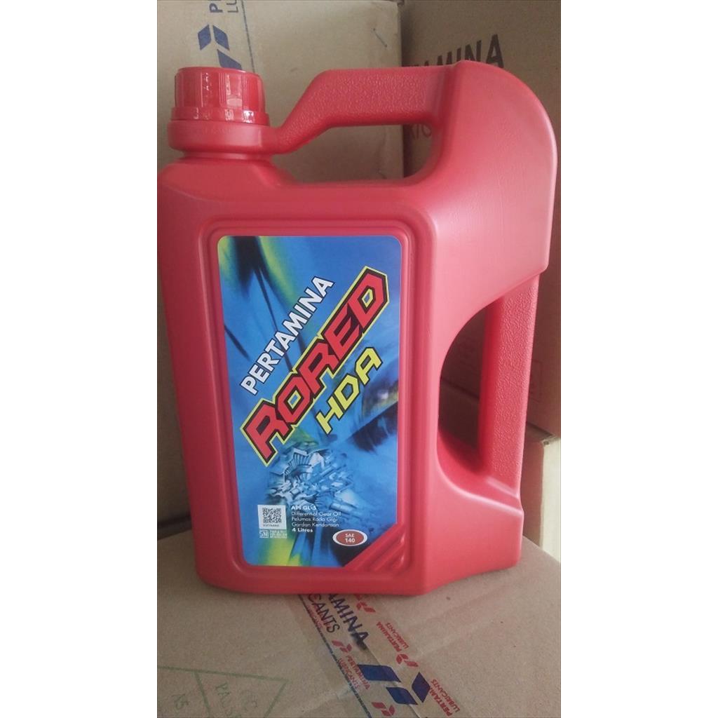 Oli transmisi gardan truk 140 Rored HDA Pertamina 4 liter galon
