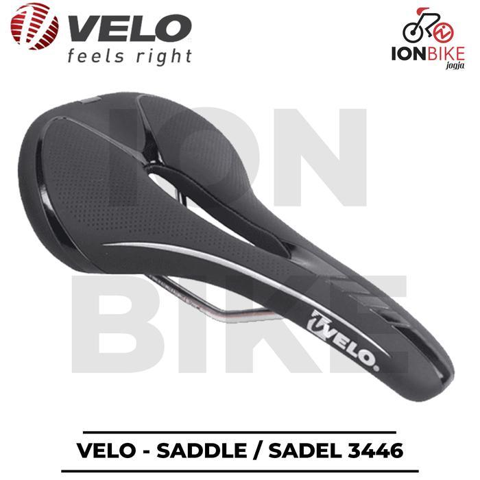 Sadel Velo 3446 Gel Saddle Sepeda MTB Balap Slim Empuk Lubang Aero Murah Roadbike Road Bike Lipat Se