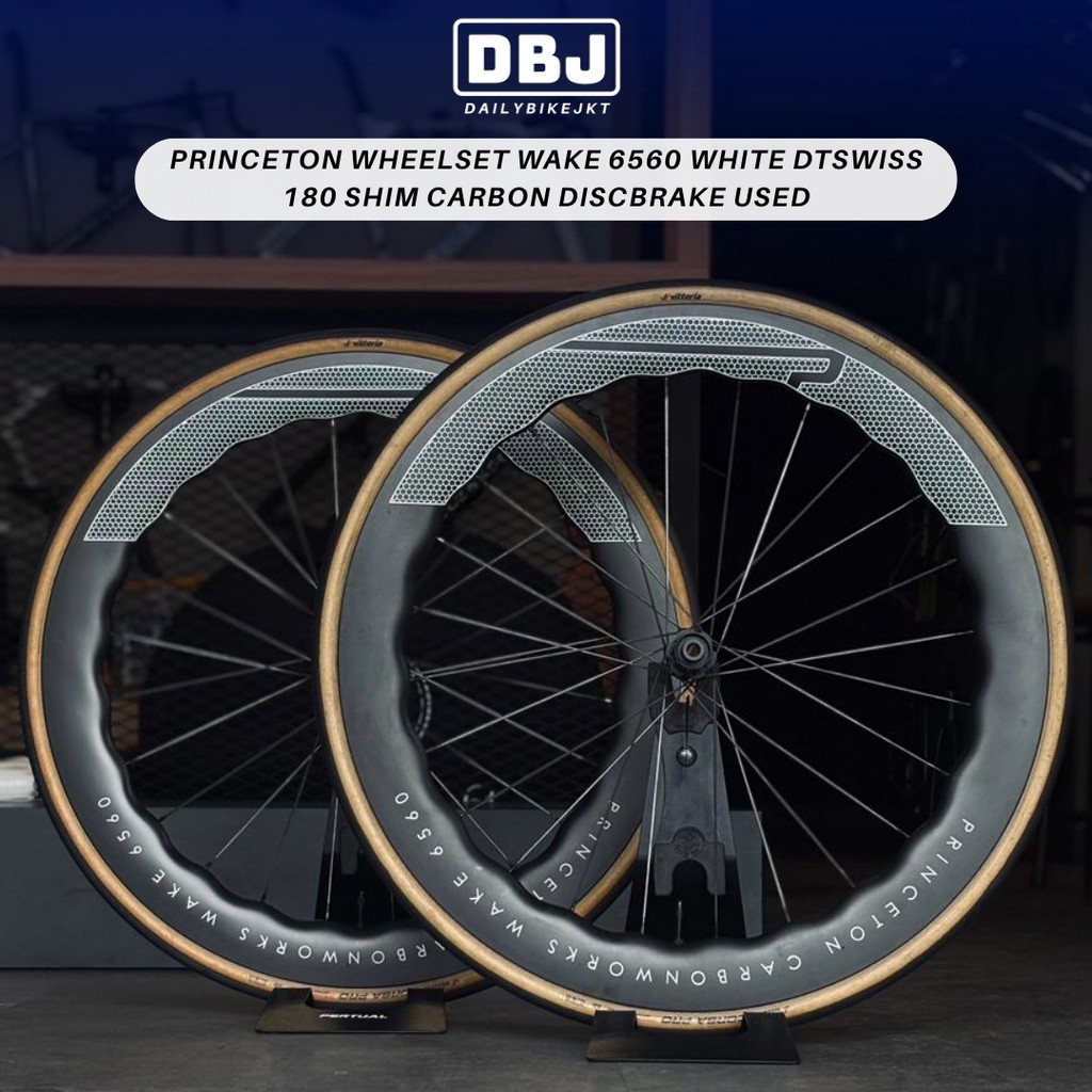 Princeton Wake 6560 Wheelset White DT Swiss 180 Shimano Disc Brake | Used
