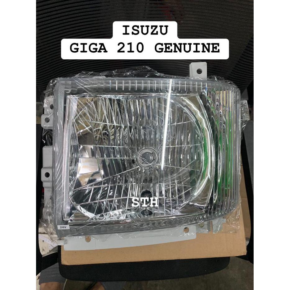 LAMPU DEPAN ISUZU GIGA 210 PS GENUINE GARANSI - KANAN QUALITY