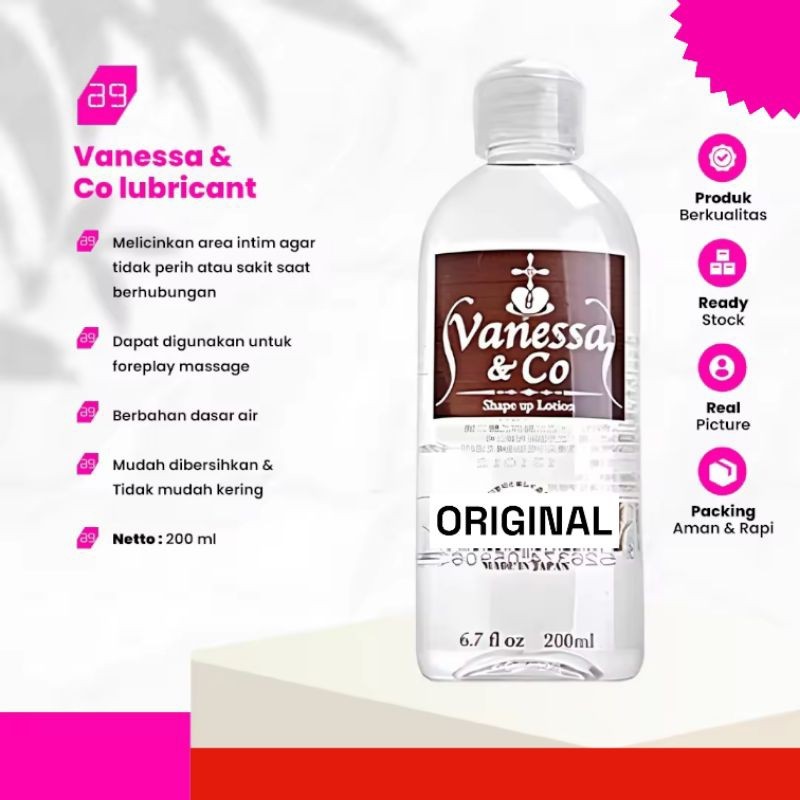VANESSA & CO LUBRICANT - Pelumas Pelicin Gel Lube Water Based ORIGINAL