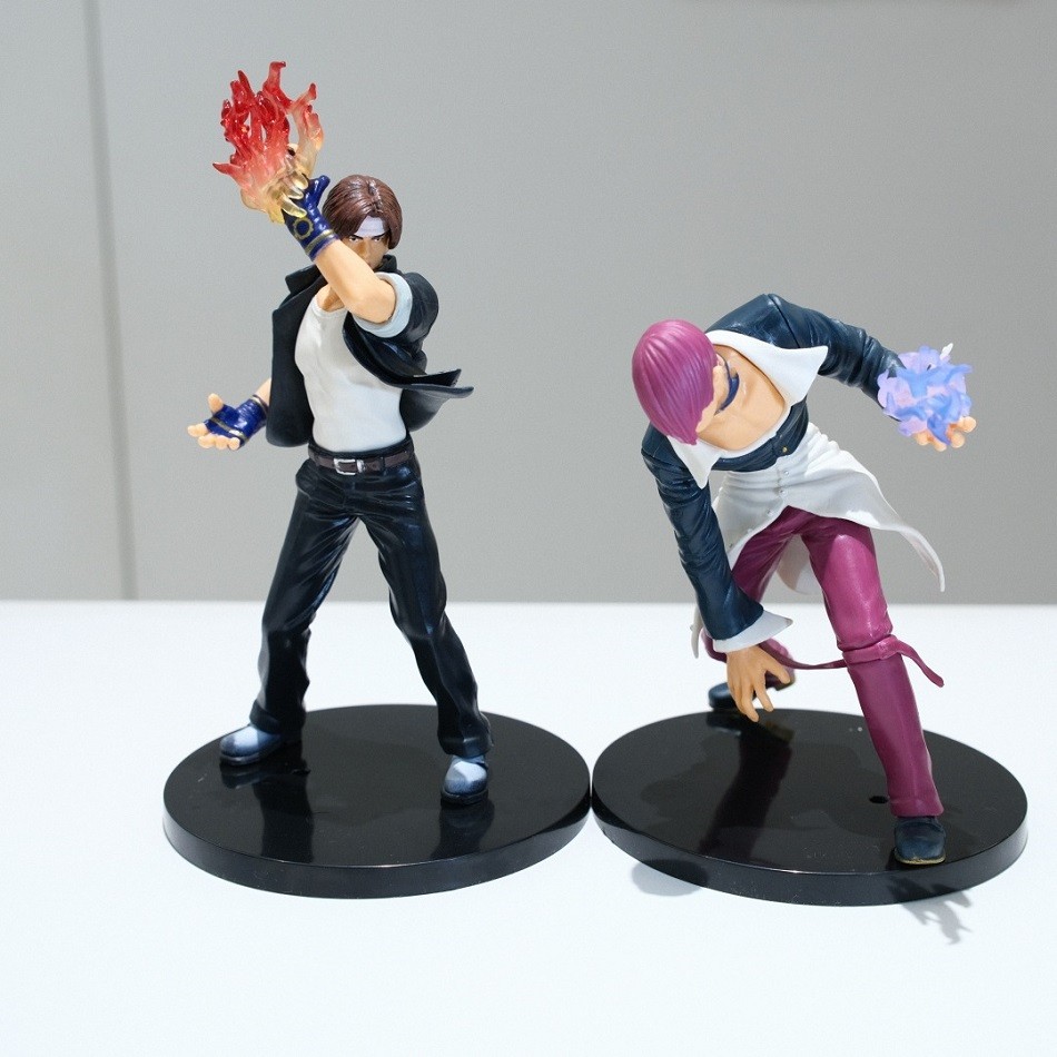 18cm The King of Fighters '98 SNK Anime Figure Kyo Kusanagi Iori Yagami Action Figures Arcade Game p