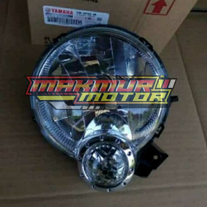 REFLEKTOR LAMPU DEPAN FINO KARBU ORI YGP
