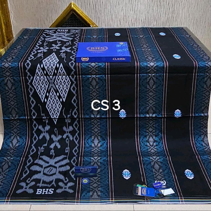 PROMO RAMADHAN SALE sarung BHS classic gold dan silver motif mix songket timbul terbaru pola desain 